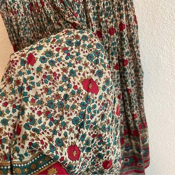 Vintage Y2K Boho Floral Womens Maxi Skirt - Picture 4 of 5
